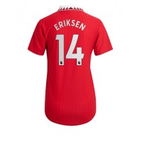 Dres Manchester United Christian Eriksen #14 Domaci za Žensko 2022-23 Kratak Rukav